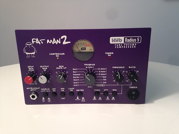 動作品 HHB Radius 5 FAT MAN 2 コンプレッサー 真空管 Tube Preamp Compressor: HHB Radius 5 Fat Man 2 | Reverb