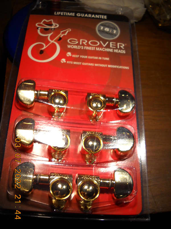 Grover TUNERS Gold Reverb