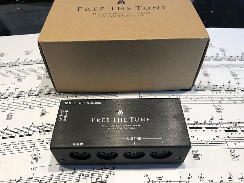 Free The Tone MIDI Thru Box MB-3 | Reverb