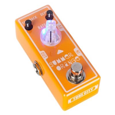 Tone City Summer Orange | Phaser mini effect pedal, True  bypass. New with Full Warranty! image 6