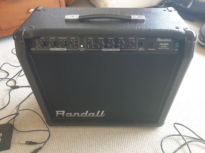 Randall RG40R With Footswitch. 2 Channel, Reverb Reverb Australia