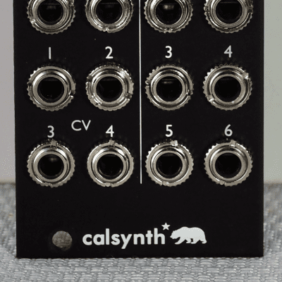 Calsynth Temps Utile Micro - 8hp Micro Temps Utile with Matte Black Aluminum Panel image 2