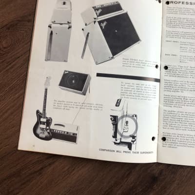 1961 - 1962 Fender Catalog Case Candy Brochure image 6