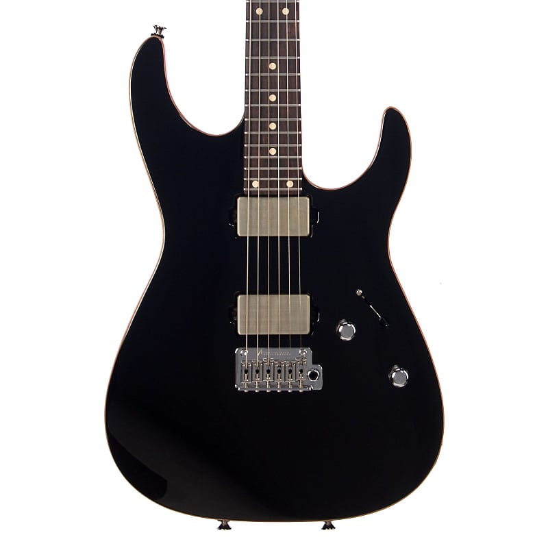 Tom Anderson Angel Player - Black with Binding - 24 fret | Reverb