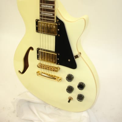 ESP LTD Xtone PS-1 Semi-hollow Electric Guitar - Vintage White image 3