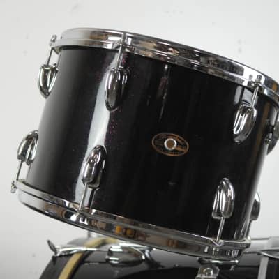 1965 Slingerland Gene Krupa Deluxe Black Sparkle Drum Set image 10