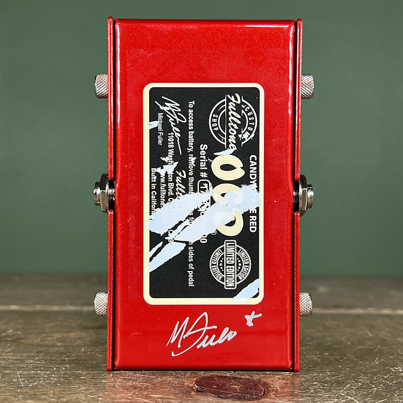 Fulltone Limited Edition OCD V2 2018 - Candy Apple Red