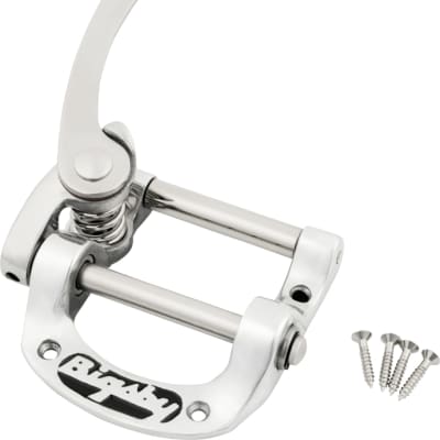 Bigsby B5LH Vibrato/Tremolo Tailpiece, LEFT-HANDED, Polished Aluminum Chrome image 1