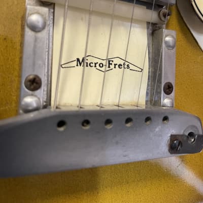 Super Rare 1965 Micro-Frets Signature In Sunburst Finish Special Ordered "Nashville" Custom Headstock image 5
