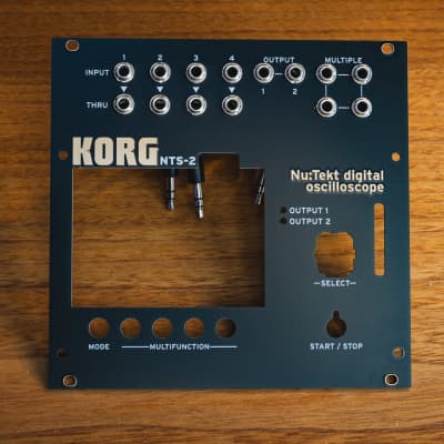 NTS-2 Eurorack Conversion Faceplate Kit for Korg Nu:Tekt digital Oscilloscope (Black) image 4