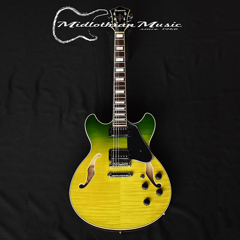 Ibanez Artcore AS73FM Semi-Hollow Electric Guitar - Green Valley Gradiation Finish image 1