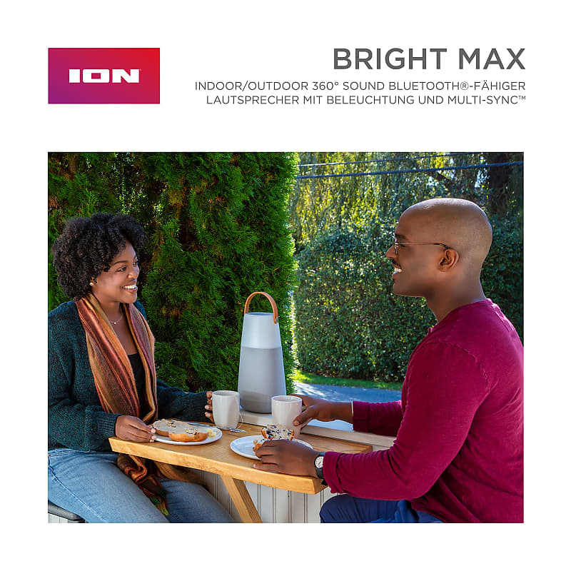 Ion Bright Max authentic Plus Bluetooth 360 Speaker Lights