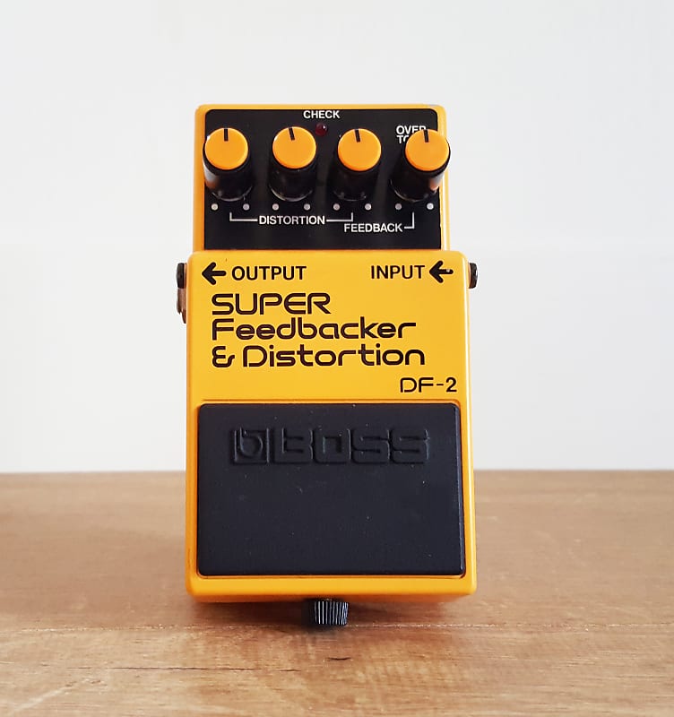 ギター BOSS SUPER Feedbacker & Distortion DF-2 Boss DF-2 Super Feedbacker and Distortion 1985 - 1989 Made In