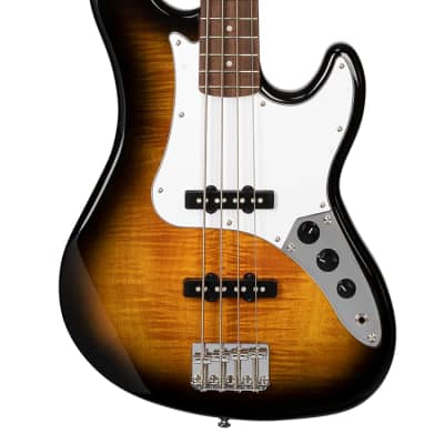Cort GB Series Poplar Electric Bass, 2 Tone Burst for sale