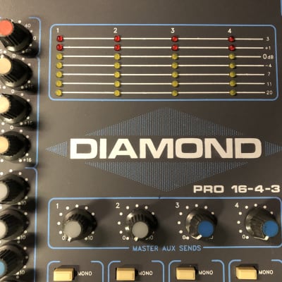 Diamond Studiomaster Pro 16-4-3 Analog Mixer with Unitec Hard | Reverb