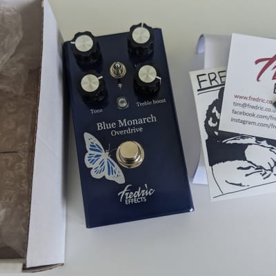 Reverb.com listing, price, conditions, and images for fredric-effects-blue-monarch