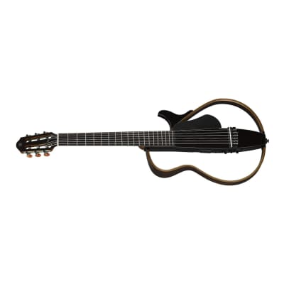 Yamaha SLG200N 6-Nylon String Guitar (Right-Handed, Translucent Black) image 4