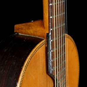 Unknown Seven String Parlor Guitar - Russian / German Made Circa 1900 image 13
