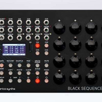 鍵盤楽器 erica synths BLACK SEQUENCER Erica Synths | Black Sequencer | 中古 - Used - モジュラーシンセ