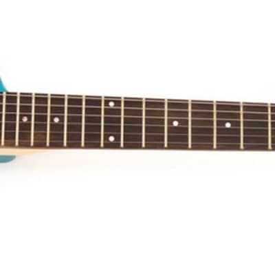 Hofner Shorty Travel Electric Guitar - Blue image 6