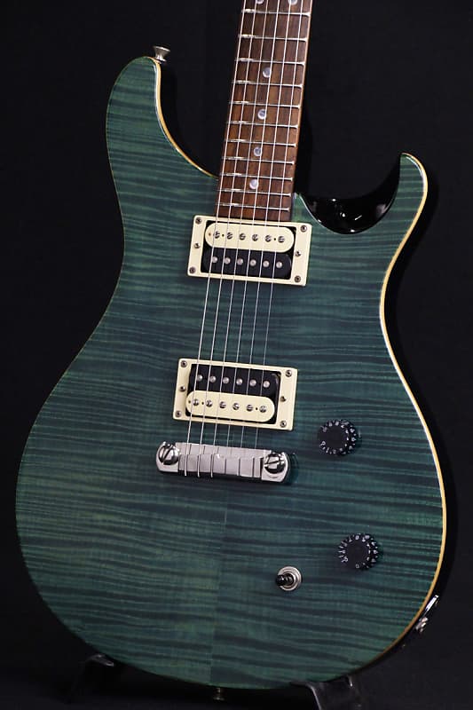 Paul Reed Smith (PRS) SE CUSTOM 22 Flat Top Moon Inlay Emerald Green  (S/N:I05713) [02/20]