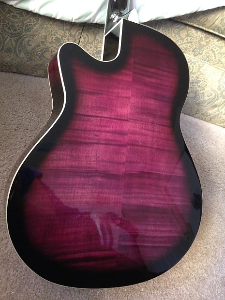 Ibanez AEF30 TVS OP frosted 04 2000 Purple