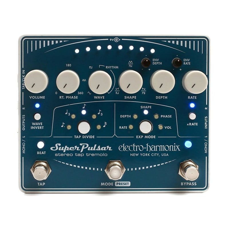 Super Pulsar | Stereo Tap Tremolo - Electro-Harmonix