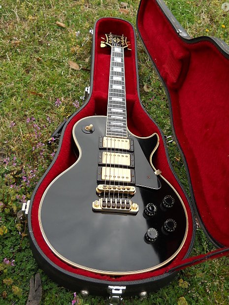 Vintage Rare 1979 Gibson Les Paul Custom Black Beauty 3 Pickup