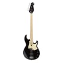 Yamaha BB434M-BL BB-Series 4 string Bass Guitar, Black with 3-ply Bolt-on Neck and Alder Body