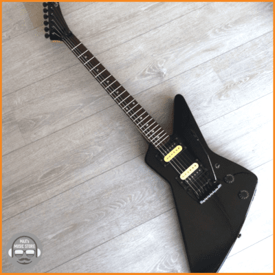 Epiphone Explorer Black – Floyd Rose – Zebra pickups