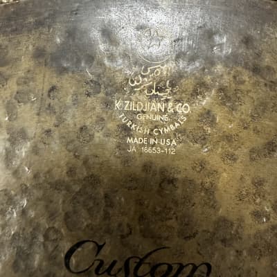 Zildjian 20" K Custom Dry Ride Cymbal image 3