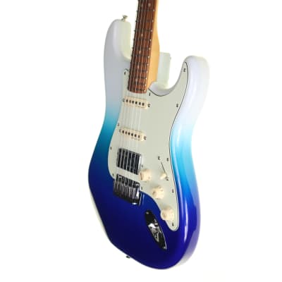 Fender Player Plus Stratocaster HSS Electric Guitar, Belair Blue with Gigbag image 7