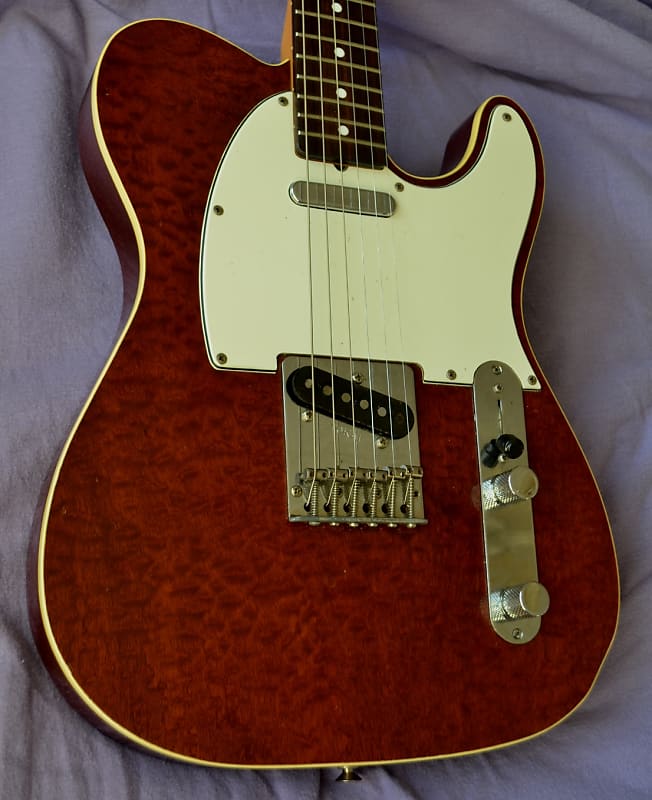 80s Tokai TTE-60 TM Telecaster Custom Breezysound Tortoiseshell Mahogany  JAPAN