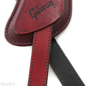 Gibson Modern Vintage Guitar Strap Heritage Cherry | Reverb