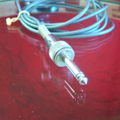 Vintage 1950's Turner 80X crystal microphone Satin Chrome w cable and stand image 12