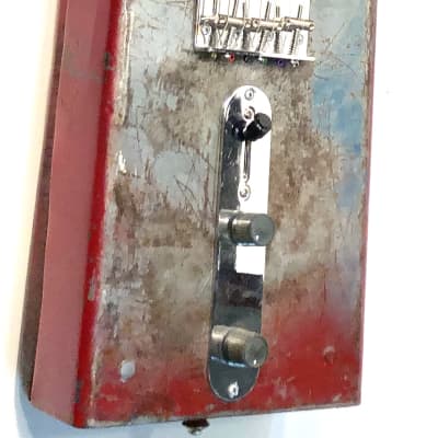 Vintage toolbox made into a heavy metal ass electric guitar Heaviness 1960s Rustic Manliness image 9