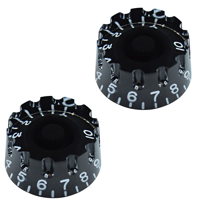 Notched Speed Knobs for Epiphone Les Paul PRS Electric Reverb