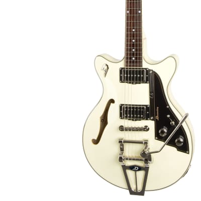 Electric Guitar DUESENBERG STARPLAYER TV FULLERTON - Vintage White All Over + Custom Line Case for sale