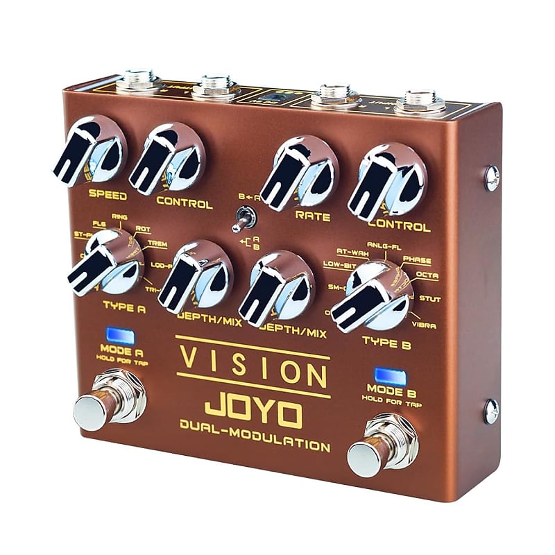 Modulation Multi Effects Pedal R Series Dual Channel Stereo Input And Output 9 Effects For Electric Guitar (Vision R-09) image 1