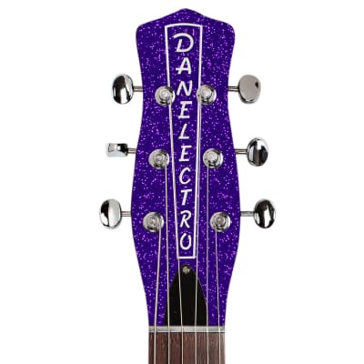Danelectro Blackout '59M NOS+ Electric Guitar ~ Purple Metalflake image 6