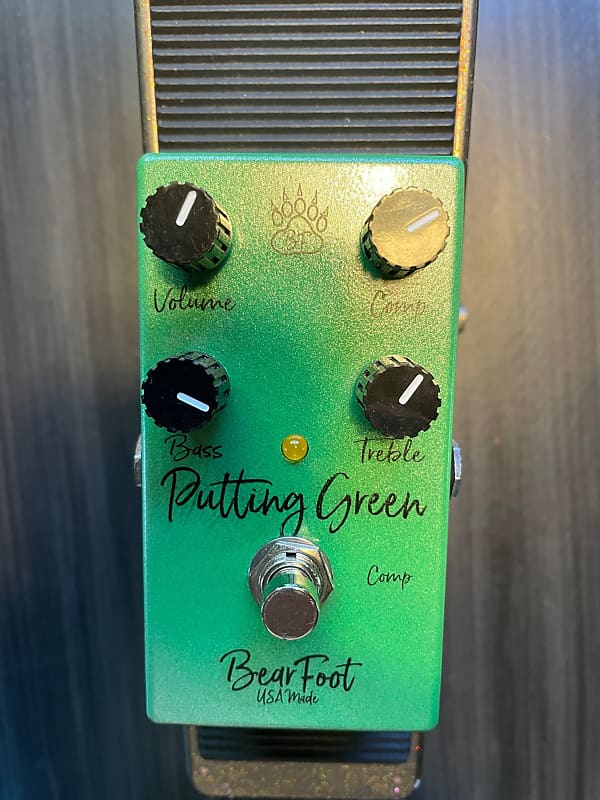 BearFoot Pale Green Compressor ギターエフェクター Bearfoot FX Pale Green Compressor | Reverb