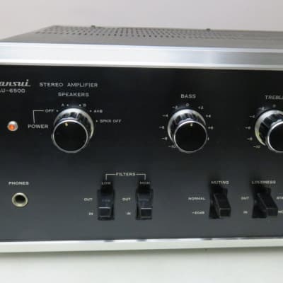 SANSUI AU-6500 INTEGRATED AMPLIFIER WORKS PERFECT SERVICED FULLY RECAPPED image 4