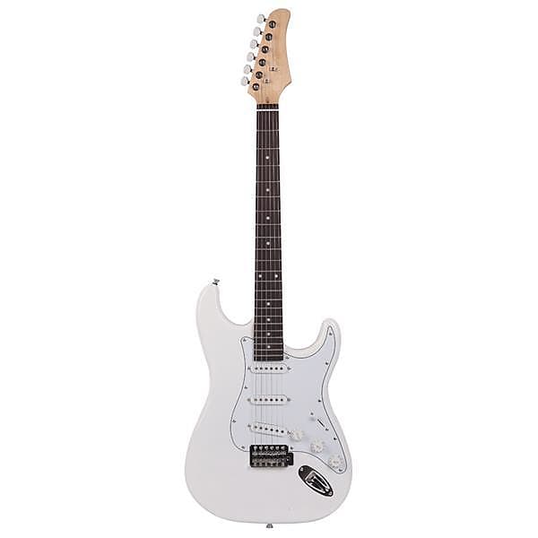 Rosewood Fingerboard Electric Guitar White-as picture | Reverb