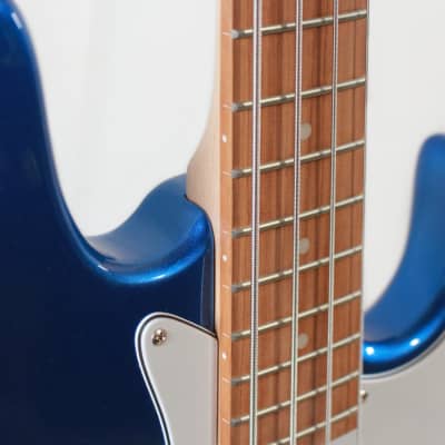 Sadowsky Metro Express Vintage JJ 4 String Bass Guitar w/ Maple Fingerboard in Ocean Blue Metallic image 5