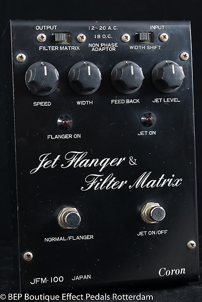 Coron JFM 100 Jet Flanger Filter Matrix 1981 Japan with SAD1024