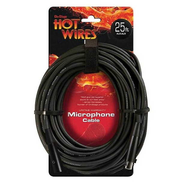 On-Stage MC12-25XLR HotWires XLR Microphone Cable - 25' Bild 1