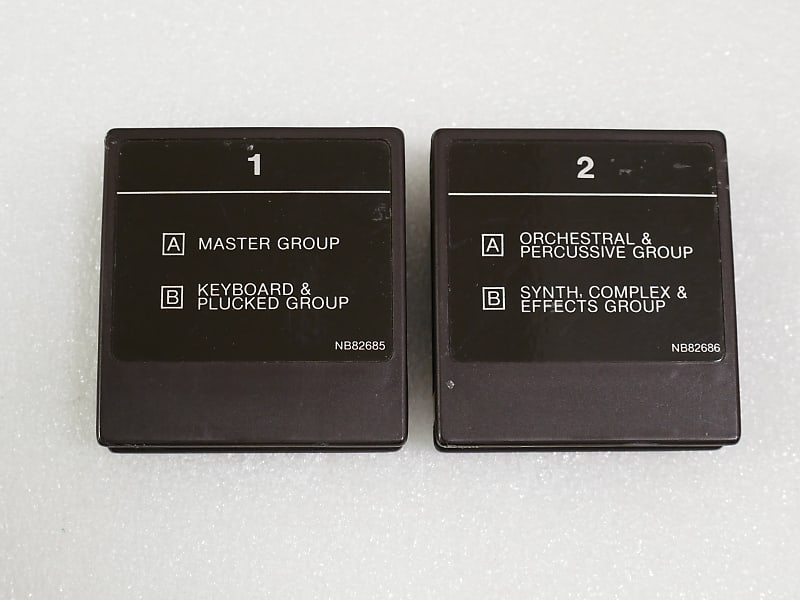 YAMAHA DX7 ROM Cartridge #1 & #2 | Reverb