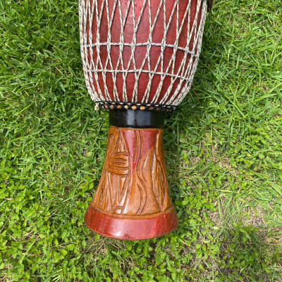 11 inch Hand Carved Senegalese Djembe image 6