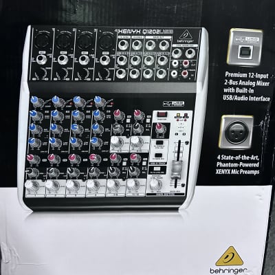 Behringer Xenyx Q1202USB 12-Input Mixer with USB Interface | Reverb