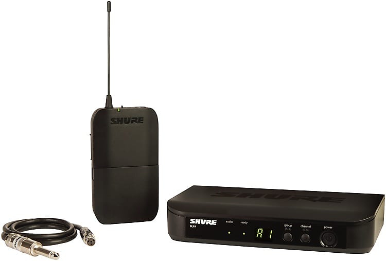 Shure BLX14 Wireless Guitar System - H9 Band image 1